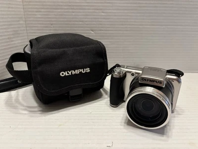 Olympus SP-800UZ Digital Camera 14MP 30X Zoom Charger Battery Case Tested - Image 1 of 4