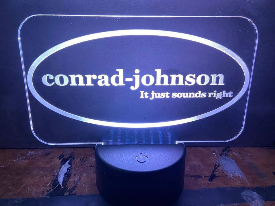 CONRAD JOHNSON Ledlight Logo Lampada Hifi Amplificatore Finale No Rotel Mcintosh - Immagine 1 di 4