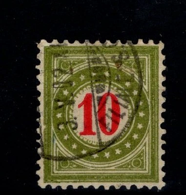 Switzerland 1897 Type NI Zumstein 18GI CV €225 Used Lot 73 - Image 1 of 2