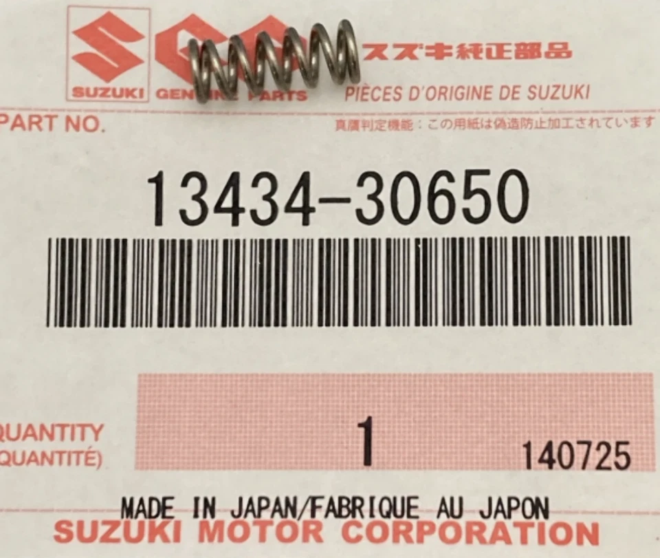 Muelle Suzuki LT50 TS250 TS400 JR50 VL800 13434-30650 Foto 1 de 1