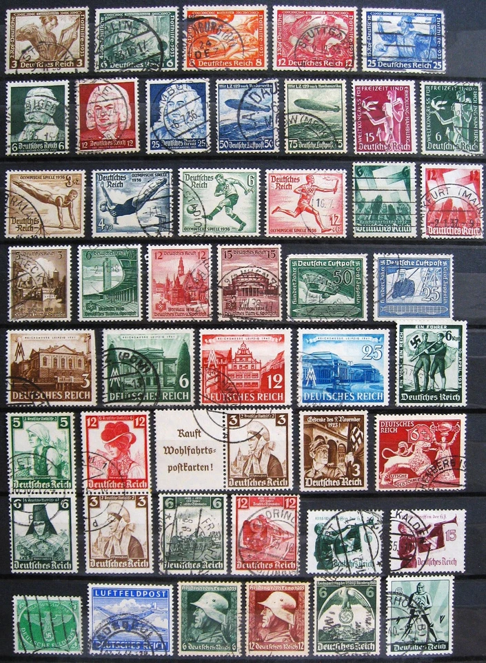 Germany Reich, lot of different fine used stamps #3 - Image 1 of 1