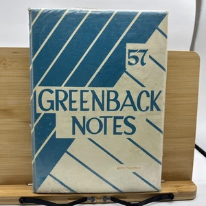 1957 San Juan High School Yearbook Greenback Notes Citrus Heights CA W/Signature - Imagen 1 de 17