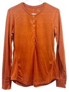Ibex Damen Travel Henley Langarmshirt Größe Medium - Bild 1 von 7