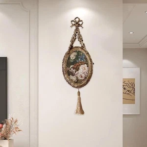 Baroque Photo Frame Floral Embossed Portable Centerpiece Resin Retro Style - Picture 1 of 6