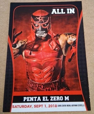 Penta El Zero 2018 todo en #14 AEW/ROH/WWE/AAA PENTA SÚPER RARO DIFÍCIL DE ENCONTRAR EXCLUSIVO FUERA DE FUNCIONAMIENTO Foto 1 de 2