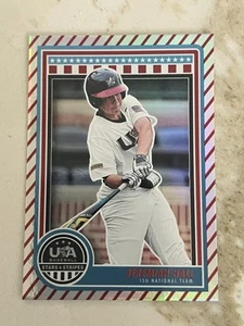 Jeremiah Hall 2025 Stars & Stripes USA Baseball Stripes Prizm Parallel #44 - Bild 1 von 2