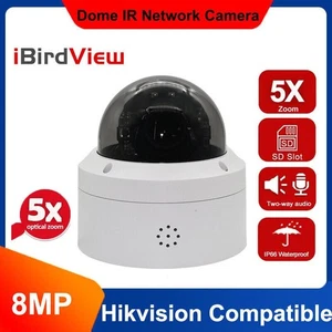 Hikvision Compatible 8MP 4K PTZ 5X Zoom IP Camera Human Detection 2-Way Audio - Picture 1 of 18