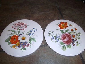 SET OF VINTAGE HYALYN POTTERY WALL TILES OR TRIVETS, #507, VGUC - Picture 1 of 5