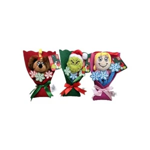 Ruz - How The Grinch Stole Christmas Plush Bouquet Set - Grinch/Cindy Lou/Max - Picture 1 of 8