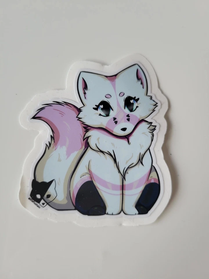 Chibi Furry Fox High Quality Waterproof 3” Sticker Custom Unique Art