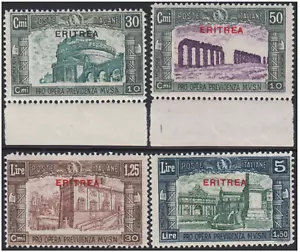 Italy Eritrea n.170-173 MNH** cat 1200$ with certificate Milizia III - Picture 1 of 3