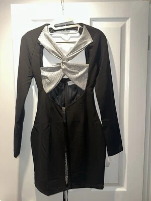 Club L Cut Out Black Dress - Image 1 of 4