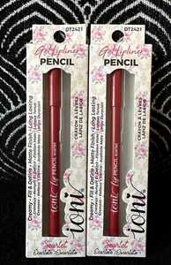 2pk IONI DELINEADOR DE LABIOS GEL ROJO ESCARLATA 2 EN 1 LÁPIZ LABIAL DELINEADOR DE LABIOS ACABADO MATE CREMOSO - Imagen 1 de 7