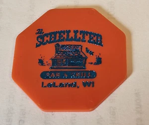 The Sellter Bar & Grill Leland, WI plástico bueno para token P-89 - Imagen 1 de 2
