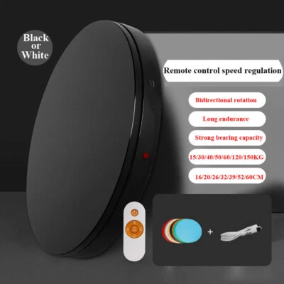 Motorized Rotating Display Stand Jewelry Photography Electric Show Holder New - Image 1 of 4