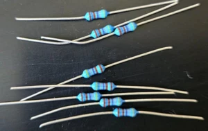 8pcs 4.87k ohm 1/4W 1% Metal Film Precision Axial Resistors ~ NEW ~ - Picture 1 of 1