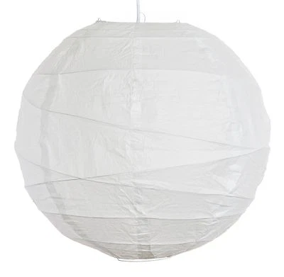 GENUINE HOMETOWN EVOLUTION, INC. PRODUCT Set of 3 Indoor / Outdoor Party Wedding Decorative Irregular White Paper Lantern