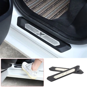 Steel Interior Rear Car Door Sill Protector Cover Tirm Für BMW X3 G01 2018-2020 - Bild 1 von 24