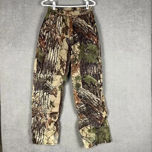 Vintage Cabelas Dry Plus Realtree Camo Pants Fleece Lined Size M Micro Fleece - Picture 1 of 13