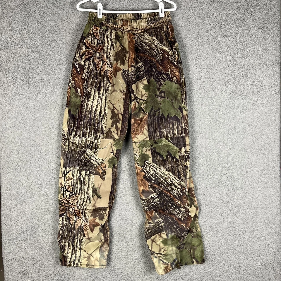 Vintage Cabelas Dry Plus Realtree Camo Pants Fleece Lined Size M Micro Fleece - Image 1 of 4