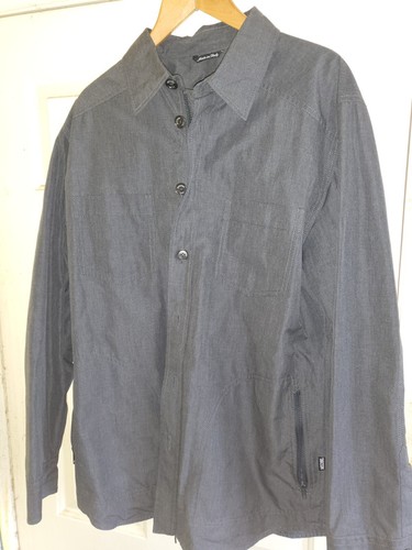 Moschino Chore Camicia Giacca Impermeabile Made in Italy Nero 100% Cotone Tg 44 Uomo