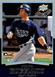 2008 Upper Deck Timeline #74 Justin Ruggiano RC Tampa Bay Rays