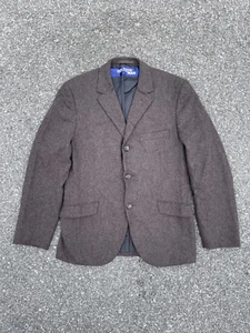 JUNYA WATANABE MAN Comme des Garcons Brown Wool Blazer Jacket L Lining - Picture 1 of 10
