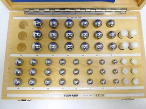 Juego de bolas de medición TESA-RSD 1---25 mm cada una 3 piezas grado de referencia +/-0,5 micras - Imagen 1 de 4