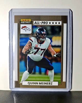 Quinn Meinerz 2024 All-Pro Panini NFL #11 Football Card Denver Broncos 1 of 101 - Image 1 of 2