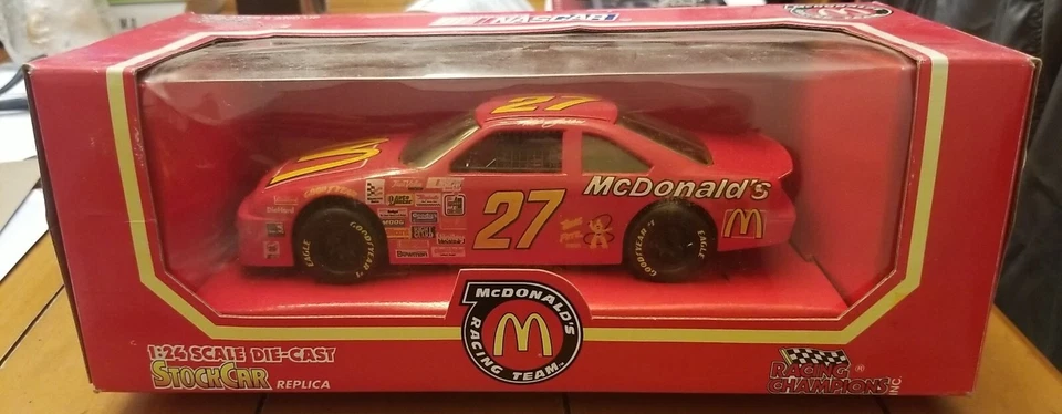 Coche fundido a presión Racing Champions 1992 #27 McDonald's escala 1:24 Foto 1 de 1
