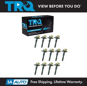 TRQ Ignition Coil Set of 12 For 2002 Rolls-Royce Park Ward 99-02 Silver Seraph - Picture 1 of 6