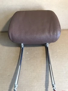 2011 BMW F10 5-Series 7-Series  Front Seat Head Rest Restraint Brown Leather OEM - Bild 1 von 8