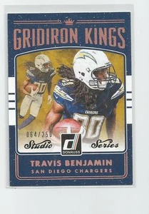 2016 Donruss TRAVIS BENJAMIN Gridiron Kings Studio Series 064/250 - Picture 1 of 1