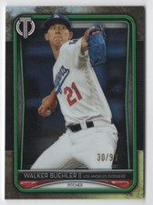 2020 Topps Tribute GREEN Walker Buehler /99 Los Angeles Dodgers #45 R82
