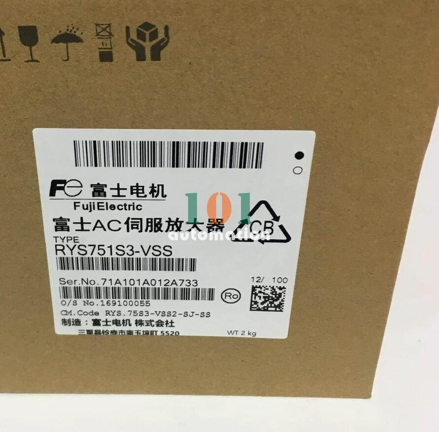 1PCS New FOR Fuji RYS751S3-VSS 750W Servo Driver - Image 1 of 1