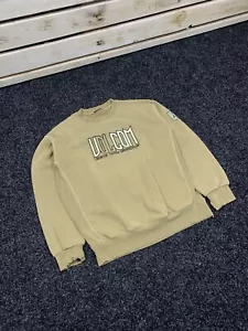 Vintage 90’s Volcom Sweatshirt Mens S BEIGE Skateboarding Pullover Hipster - Picture 1 of 11