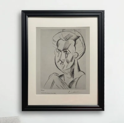 Impresión original firmada a mano de Pablo Picasso con certificado de autenticidad y +$3.500 USD tasación Foto 1 de 4