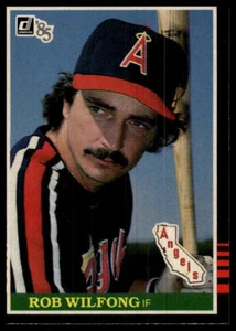 1985 Donruss #402 Rob Wilfong - Picture 1 of 2