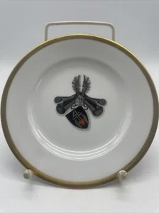 Studentica, Wappenteller, bemalt mit Goldrand, Porzellan, um 1910 - Bild 1 von 15