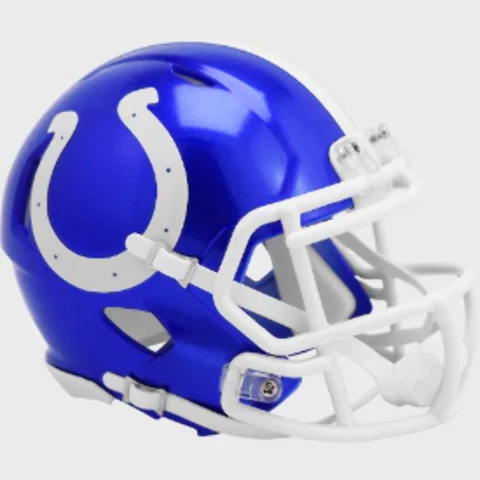 Indianapolis Colts Mini Speed Football Helmet FLASH - NFL Cover
