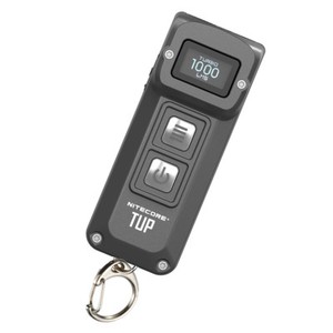 NITECORE TUP 1000 Lumen Micro-USB Rechargeable EDC Keychain Flashlight (Grey)