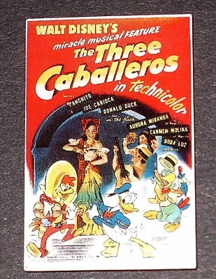 Three Caballeros Donald Duck LE Disney Pin ✿ Anniversary Original Movie Poster - Image 1 of 2