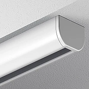 GARDINEUM Vorhangschiene Schleuderschiene in alu-silber mit Deckenspanner - Bild 1 von 6