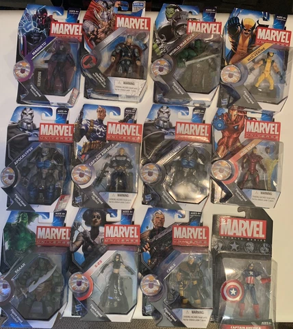 Marvel Universe 3.75ā Legends Lot of 12 Sealed New X-Men X-Force Hulk Avengers Cover