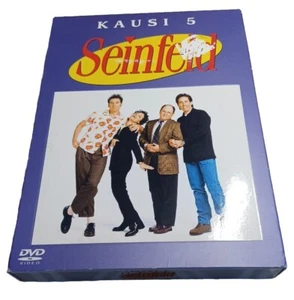 SEINFELD SEASON 5 DVD NEW NOT SEALED FINNISH IMPORT WITH ENGLISH LANGUAGE - Picture 1 of 6