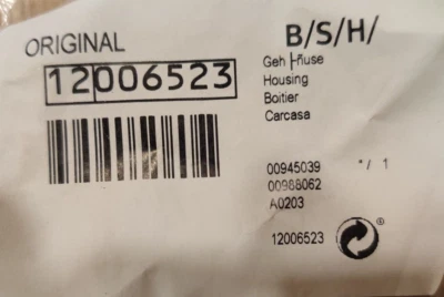 12006523 原始设备制造商 BOSCH 洗碗机浮动开关外壳 — 第 1/2 张图片