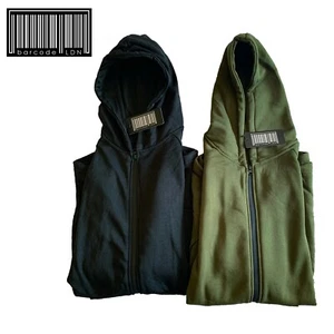 Stylish Zip-Up Hoodie with 3/4 Sleeve - Picture 1 of 5