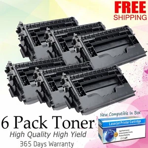 6pk CF237X 37X High Yield Toner for HP LaserJet M608 M609 M631 M632 M633 MFP - Picture 1 of 4