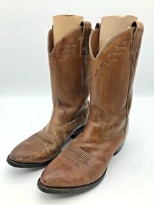 ARIAT SEDONA DISTRESSED BROWN LEATHER R TOE ROPER COWBOY BOOTS 34625 MEN'S 10.5D - Picture 1 of 23