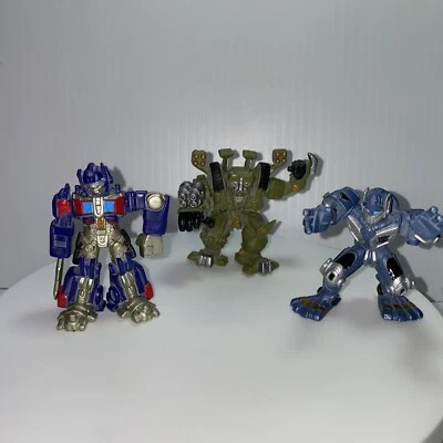 Transformers Robot Heroes Mini Action Figures 3pc Lot J 2007 Hasbro - Image 1 of 4
